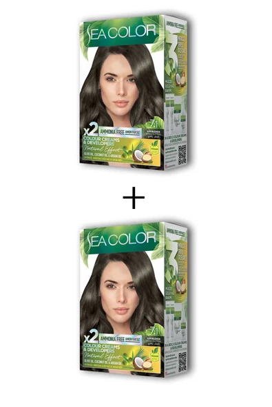 2X2 Tüp Krem Saç Boyası Seti Küllü Kumral No:7.1 ürün görseli