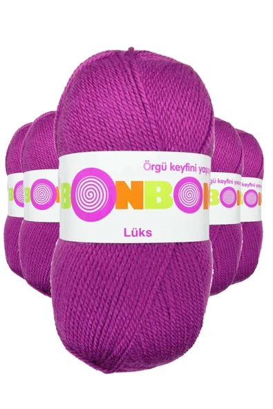 5 Adet Lüks Patik İpi Yünü Koyu Pembe 98675 ürün görseli