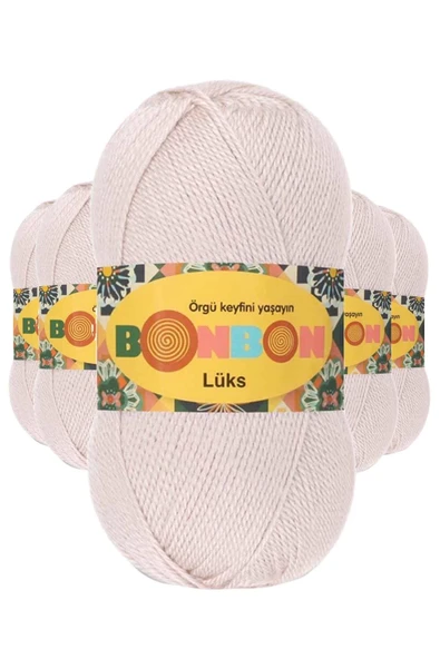 5 Adet Lüks Patik İpi Yünü Pudra 98405 ürün görseli