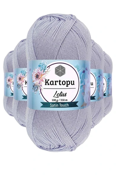 5 Adet Lotus Bikini Büstiyer Bluz Örgü İpi  K714 Gri ürün görseli