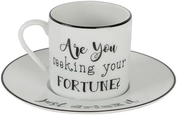 Porland Be Happy Kahve Fincan Takımı 4 Parça - Resim 2