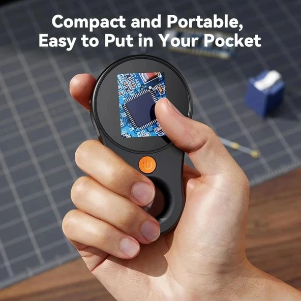 Ashfly Mikroskop 2.0 İnç IPS Ekran 100X Cep Mikroskobu - Resim 9