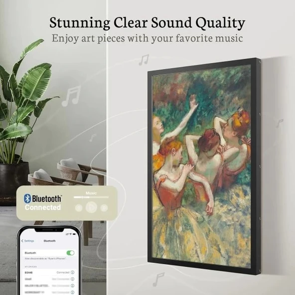 BSIMB Dokunmatik Ekranlı Dijital Resim Çerçevesi - 1920x1080 FHD - Resim 7