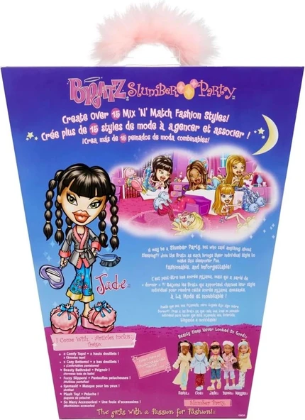 Bratz Pijama Partisi Yeşim Moda Bebeği 2 Takım Pijamalı - 8