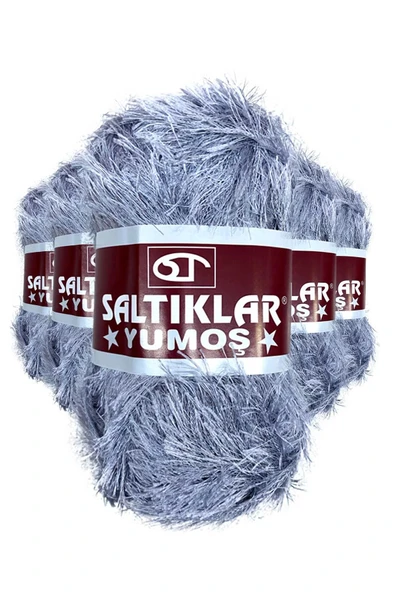 5 Adet Yumoş Sakallı El Örgü Ipi Yünü 06 ürün görseli