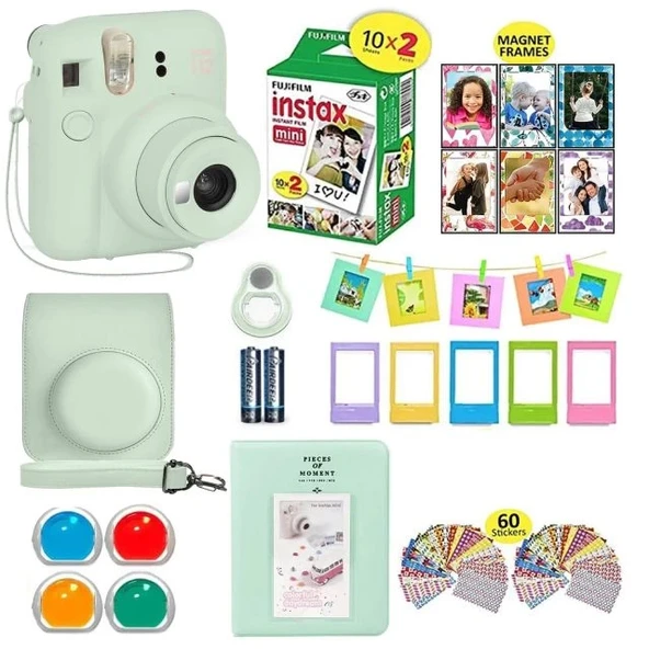 Fujifilm Instax Mini 12 Anlık Fotoğraf Makinesi - Nane Yeşili ürün görseli