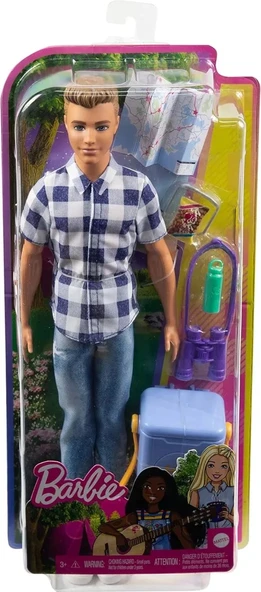Barbie Bebek Ken ile Kamp Seti - 6