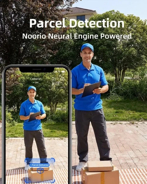 Noorio Ev Güvenlik Sistemi Smart Hub x1, Görüntülü Kapı Zili x1 - 4