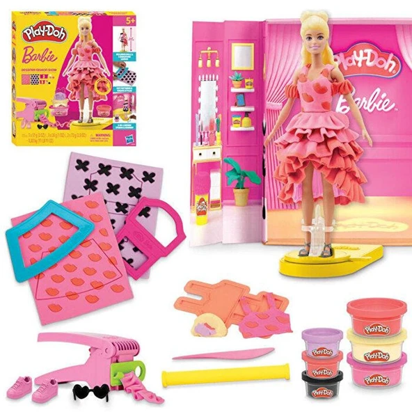 G1356 Play-Doh Barbie Designer Fashion Show - Tasarım Moda Show +3 yaş ürün görseli