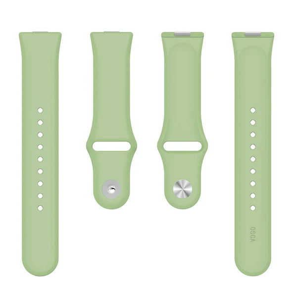 Huawei Watch Fit 3 İle Uyumlu PureLux Tam Uyumlu Yumuşak Soft Silikon Kordon  Yeşil - Resim 4