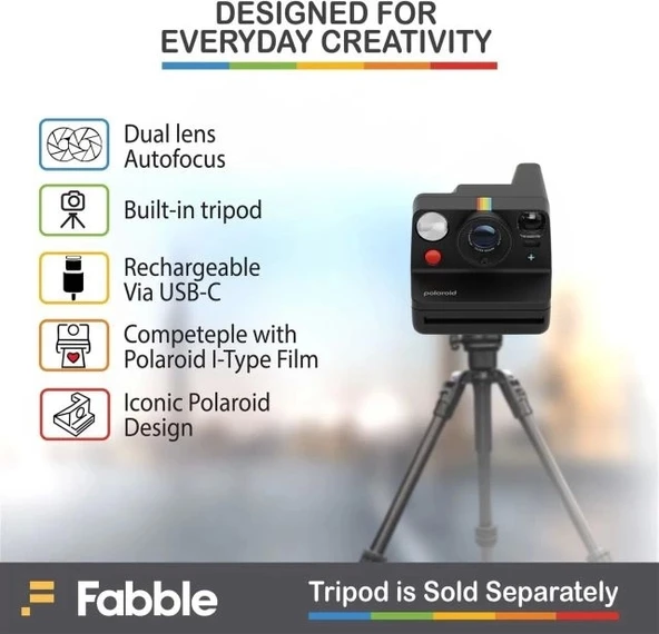 Polaroid Now+ 2. Nesil I-Tipi Anında Filmli Bluetooth Kamera - 4