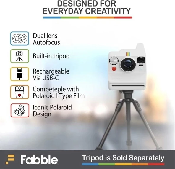 Polaroid Now+ 2. Nesil I-Tipi Anında Filmli Bluetooth Kamera - 4