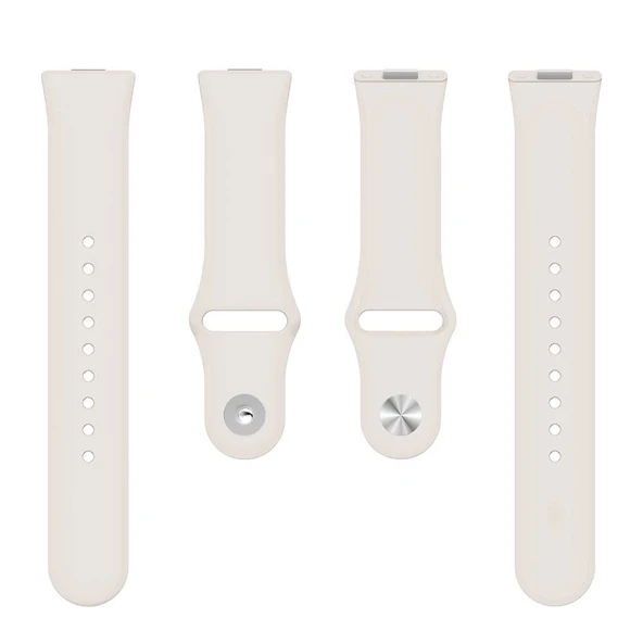 Huawei Watch Fit 3 İle Uyumlu PureLux Tam Uyumlu Yumuşak Soft Silikon Kordon Starlight - 4