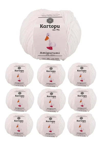 10 Adet Amigurumi El Örgü İpi 50gr 010 ürün görseli