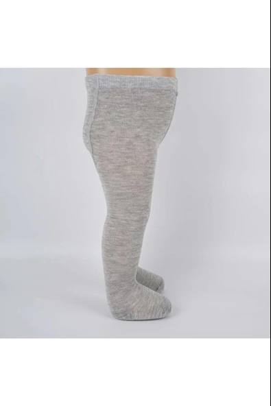 Bebek Pamuklu Külotlu Çorap Gri ürün görseli