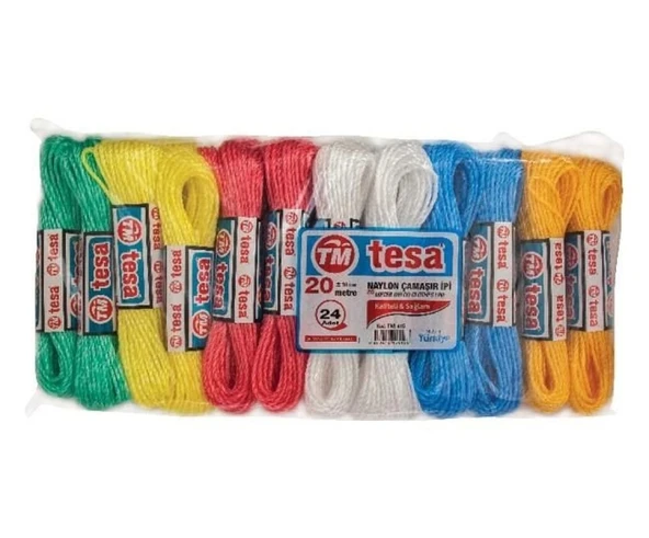 Temsan 20 Metre Naylon Çamaşır İpi 24'lü ürün görseli
