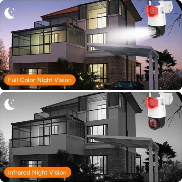 VSTARCAM 3MP Güvenlik 360° PTZ Kamera Dış Mekan - Resim 5