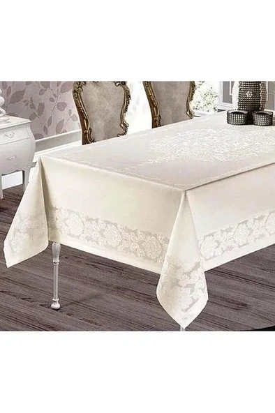 JUMBO MASA ÖRTÜSÜ 160X260 KREM - 1