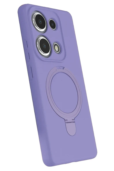 Zipax Xiaomi Redmi Note 13 Pro 4G Kılıf MgSafe Özellikli Standlı Kapak Azn-Regal - Resim 3