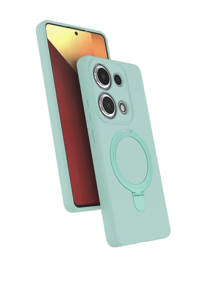 Zipax Xiaomi Redmi Note 13 Pro 4G Kılıf MgSafe Özellikli Standlı Kapak Azn-Regal ürün görseli 1