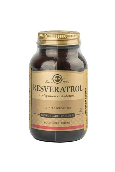 SOLGAR Resveratrol 60 Kap ürün görseli 1
