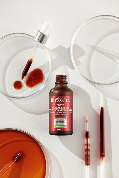 BİOXCİN Forte Yoğun Saç Dökülmesine Karşı Bitkisel Serum 3x50ml - Resim 2