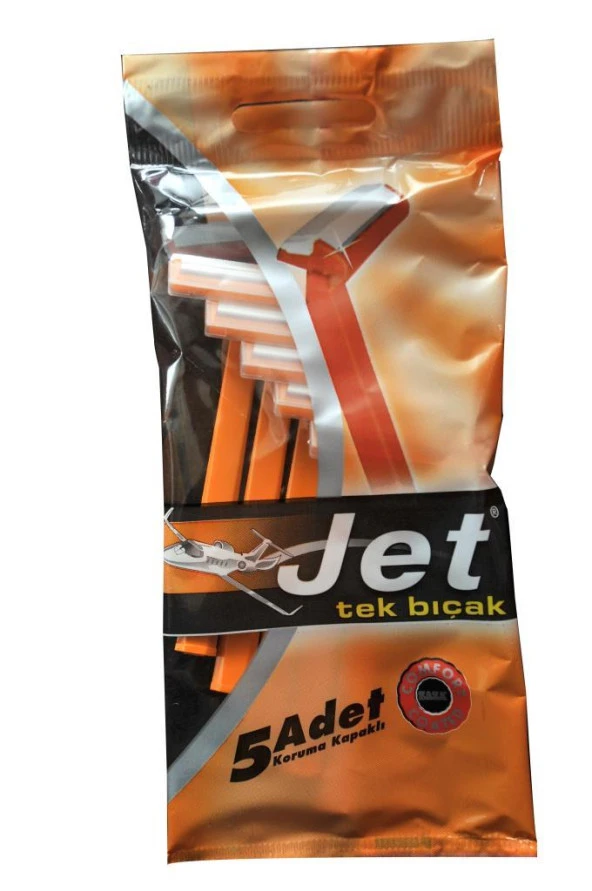 Jet Nostaljik Tek Bıçaklı 5 Adet Kullan At Tıraş Bıçağı