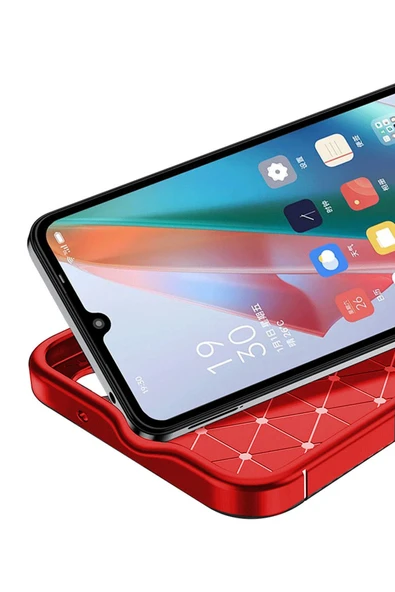 Zipax Samsung Galaxy A06 Kılıf Karbon Görünümlü Silikon Azn-Negro - Resim 3