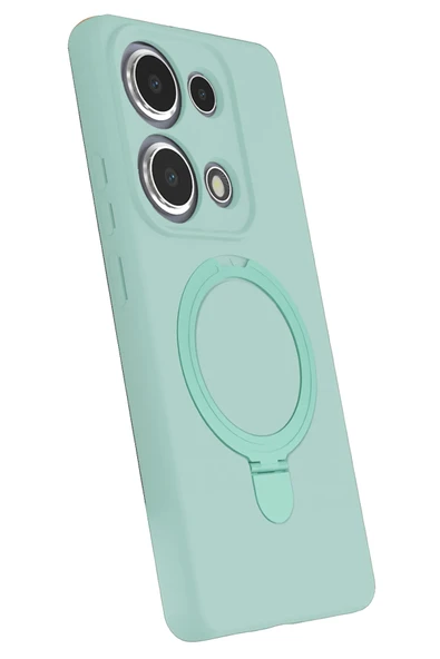 Zipax Xiaomi Redmi Note 13 Pro 4G Kılıf MgSafe Özellikli Standlı Kapak Azn-Regal - Resim 3