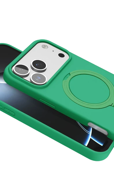 Zipax Apple iPhone 17 Pro Kılıf MgSafe Özellikli Standlı Kapak Azn-Regal - Resim 2