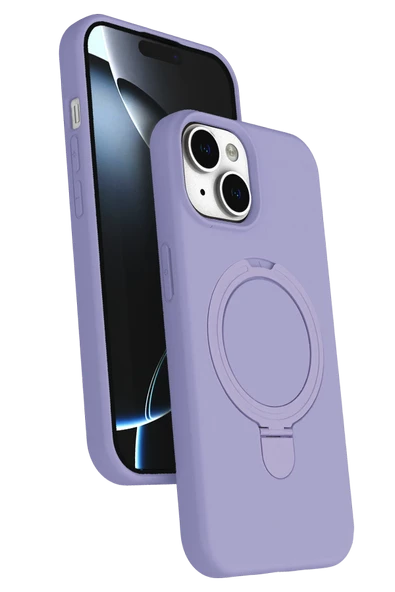 Zipax Apple iPhone 15 Plus Kılıf MgSafe Özellikli Standlı Kapak Azn-Regal ürün görseli 1