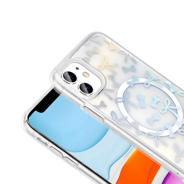 Zipax Apple iPhone 11 Kılıf Soft Silikon Mgsafe Özellikli Kapak Zr-Folk ürün görseli 1