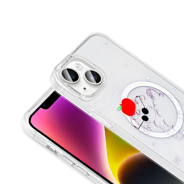 Zipax Apple iPhone 13 Kılıf Soft Silikon Mgsafe Özellikli Kapak Zr-Folk ürün görseli 1