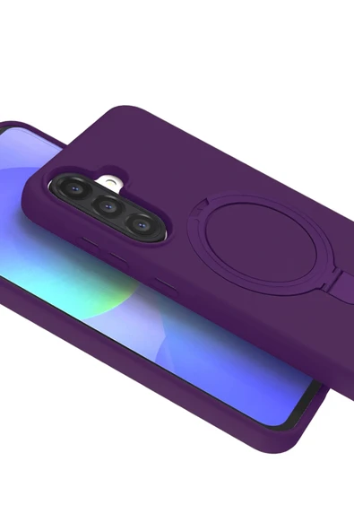 Zipax Samsung Galaxy A56 Kılıf MgSafe Özellikli Standlı Kapak Azn-Regal - Resim 2