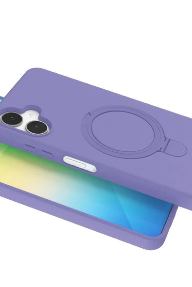 Zipax Samsung Galaxy A06 Kılıf MgSafe Özellikli Standlı Kapak Azn-Regal - Resim 2