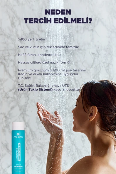 COLADO Tatlı Kiraz Canlandırıcı Duş Jeli – Sweet Cherry Mineral Glow Shower Gel (400 ml) - 5