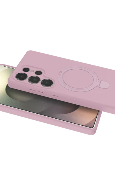 Zipax Samsung Galaxy S25 Ultra Kılıf MgSafe Özellikli Standlı Kapak Azn-Regal - Resim 2