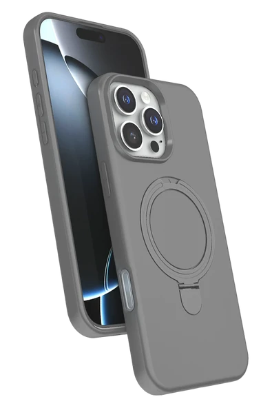 Zipax Apple iPhone 16 Pro Kılıf MgSafe Özellikli Standlı Kapak Azn-Regal ürün görseli 1