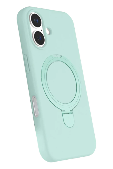 Zipax Apple iPhone 16 Kılıf MgSafe Özellikli Standlı Kapak Azn-Regal - Resim 2