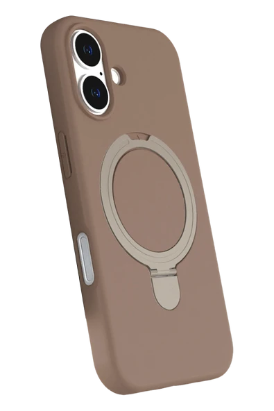 Zipax Apple iPhone 16 Plus Kılıf MgSafe Özellikli Standlı Kapak Azn-Regal - Resim 3