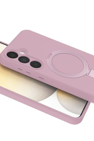 Zipax Samsung Galaxy A35 5G Kılıf MgSafe Özellikli Standlı Kapak Azn-Regal - Resim 2