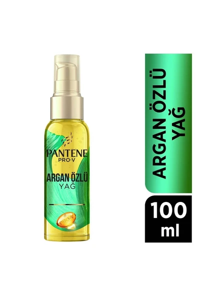 Pantene Pro-V İpeksi Yumuşaklık ve Parlaklık Argan Özlü Saç Bakım Yağı 100 ml ürün görseli 1