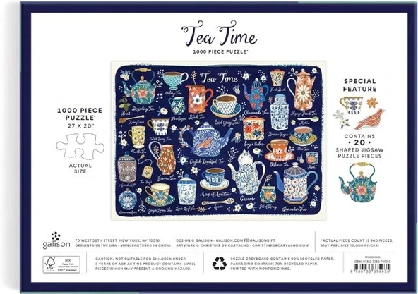 Galison Çay Vakti Puzzle - 4