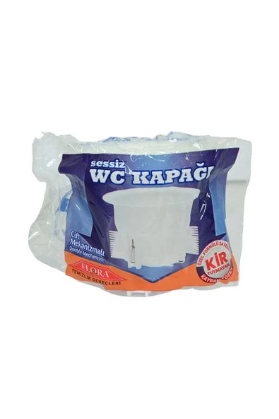 Sessiz Wc Kapağı Çift Mekanizmalı Kir Tutmayan Kaygan Yüzey Beyaz Renk - 3