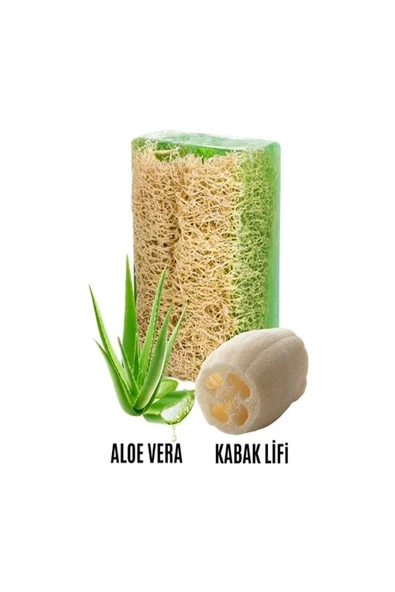 Doğal Kabak Lifli Alovera Sabunu - 2