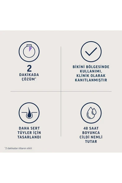 Veet Professional Bikini Bölgesi Tüy Dökücü Krem Seti 50ml+50ml x2 - Resim 4