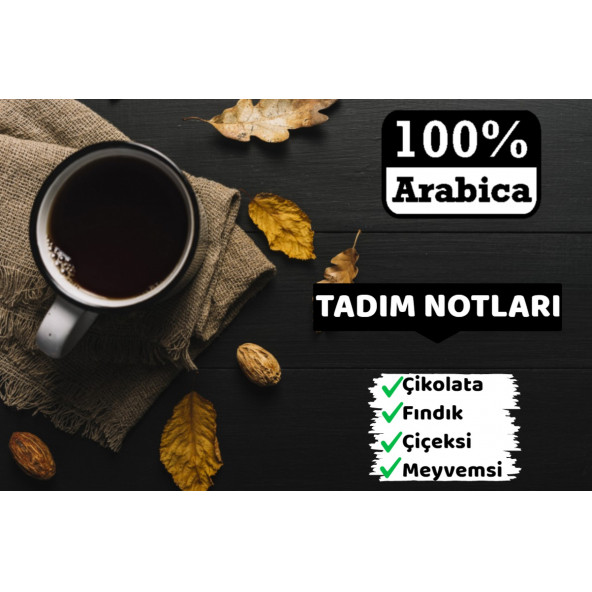 ARABICA COFFEE HOUSE Arabica Öğütülmüş Nitelikli Çikolata Fındık Aromalı Hafif Türk Kahvesi 250 gr - 2