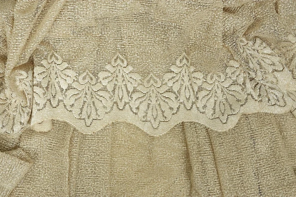 DAR ETEK VİZON RENK TEK KANAT Hazır dikilmiş Pileli Fon Perde 75*260 cm - Resim 7