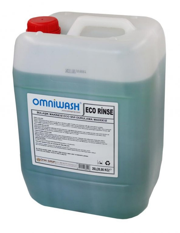Omniwash Eco Rinse Endüstriyel Bulaşık Makinesi Parlatıcısı 20 L