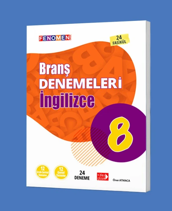 FENOMEN DENEMELER 8 İNGİLİZCE (24 DENEME)